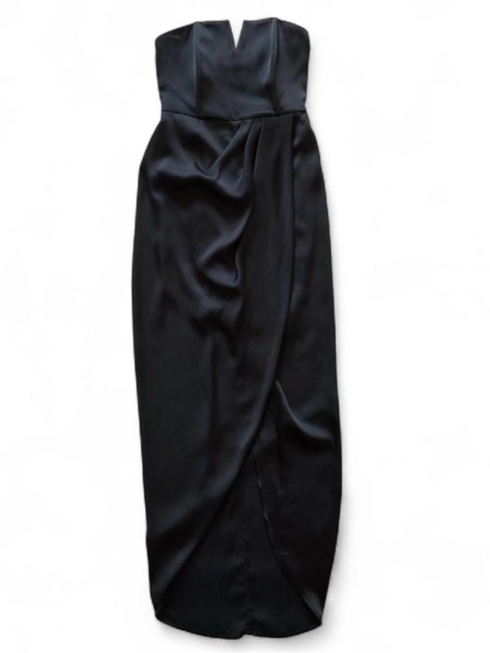 EXPRESS Strapless Gown Maxidress | 00 | Black